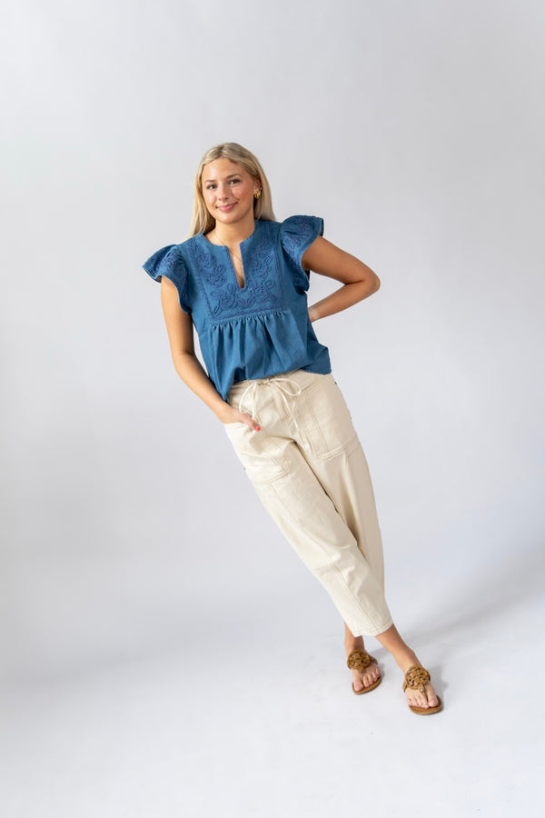 COLLINS BARREL PANTS - THE MNRCH