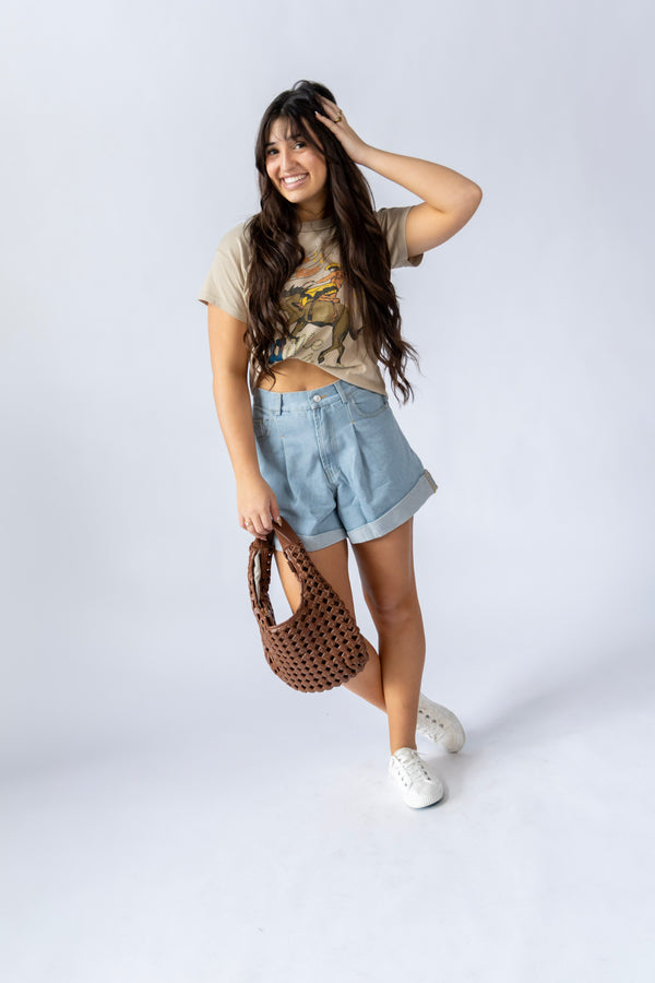 JOPLIN DENIM SHORTS - THE MNRCH