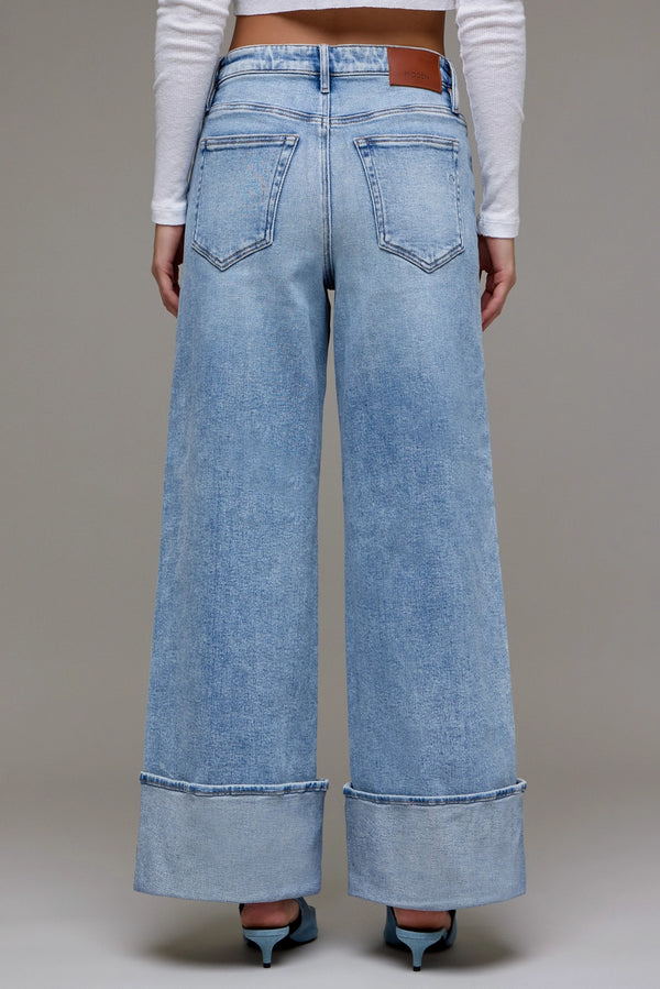 HIGH RISE CUFF JEAN - THE MNRCH