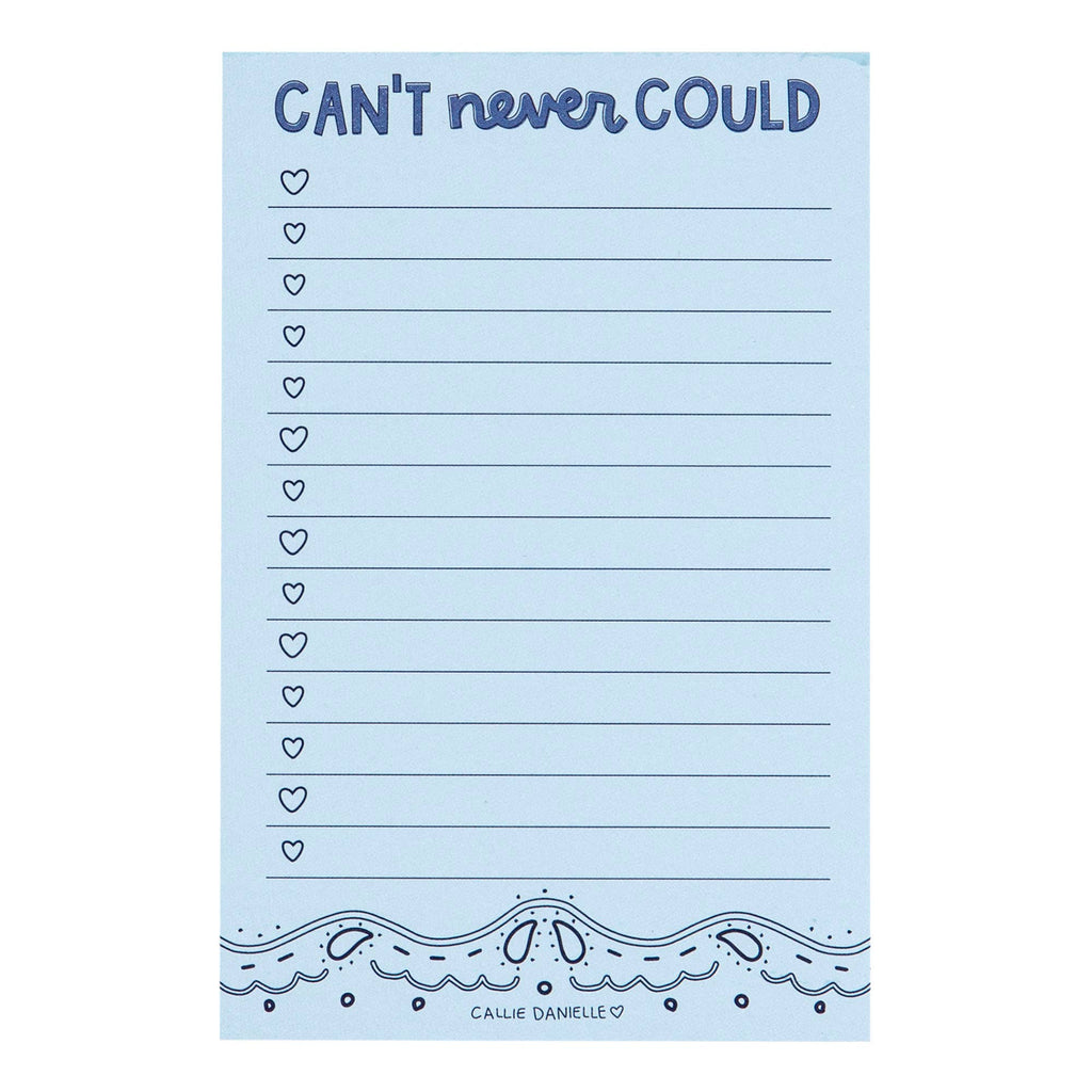 Can't Never Could Southern Notepad - THE MNRCH