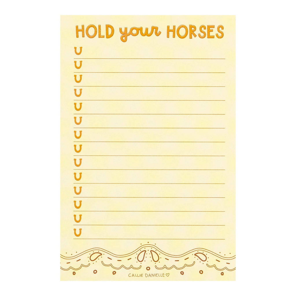 Hold Your Horses Southern Notepad - THE MNRCH