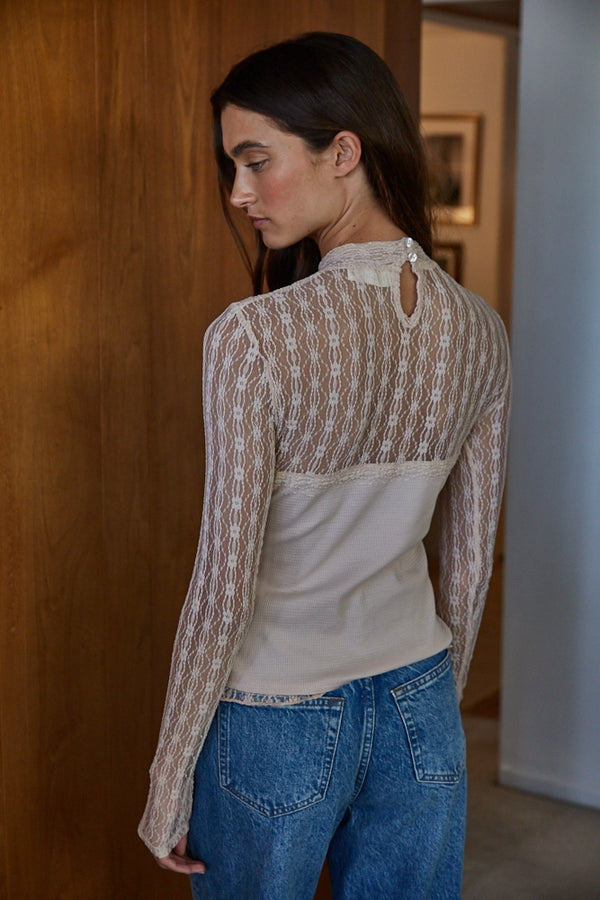 ELORA LACE LAYERING TOP - THE MNRCH