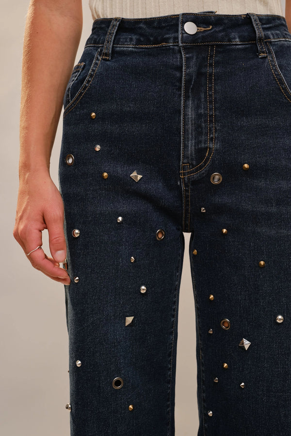 DALLAS STUDDED JEAN - THE MNRCH
