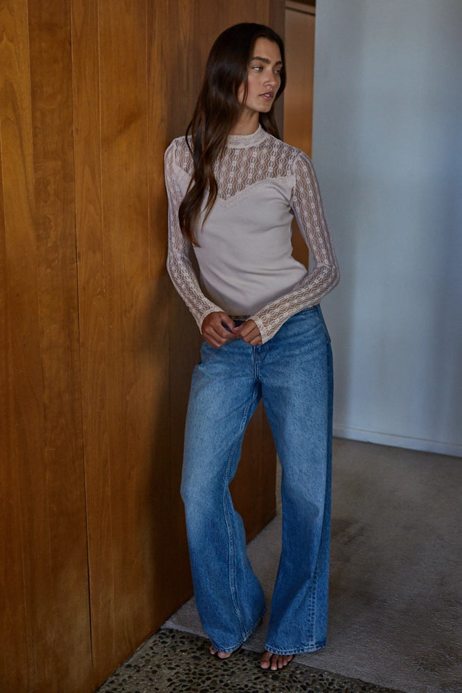 ELORA LACE LAYERING TOP - THE MNRCH