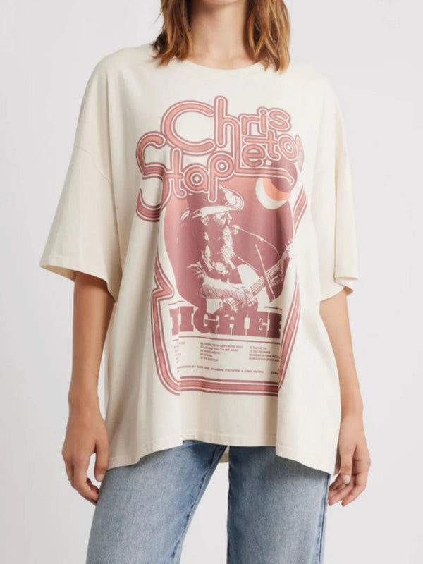DAYDREAMER - CHRIS STAPLETON HIGHER TOUR ONE SIZE TEE - THE MNRCH