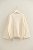 JAX OVERSIZED SWEATER - CREAM - THE MNRCH