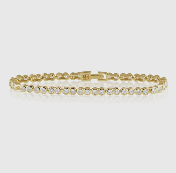 BEZEL TENNIS BRACELET - THE MNRCH