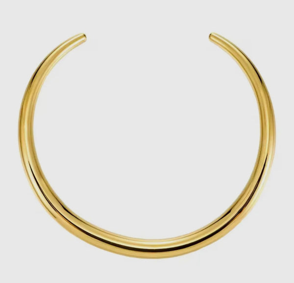GOLD CUFF NECKLACE - THE MNRCH