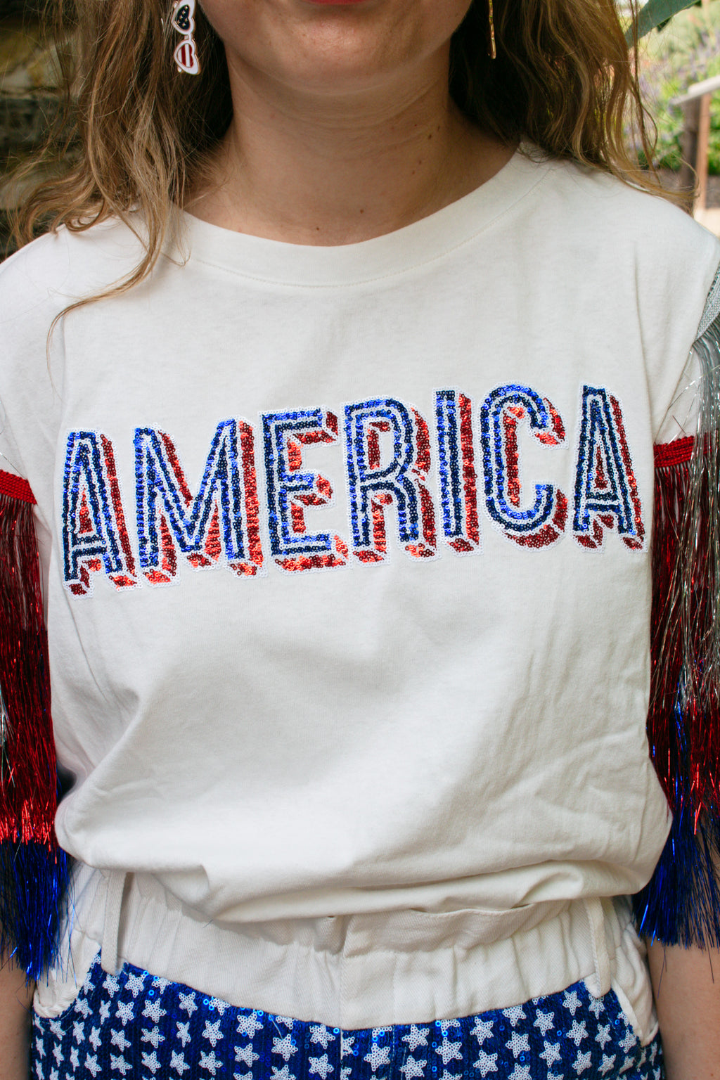 FIRECRACKER FRINGE TEE - THE MNRCH