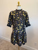 BLACK FLORAL DRESS - THE MNRCH