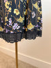 BLACK FLORAL DRESS - THE MNRCH