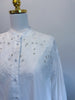EMBROIDERED BUTTON DOWN DRESS - THE MNRCH