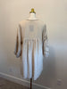 TAN EMBROIDERED DRESS - THE MNRCH