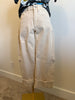 CREAM BARREL CUFF JEAN - THE MNRCH