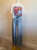 HIGH RISE RAW HEM JEAN - THE MNRCH
