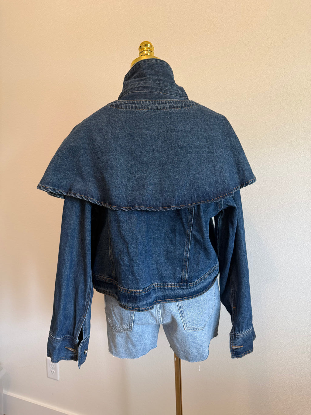 DENIM CAPE JACKET - THE MNRCH