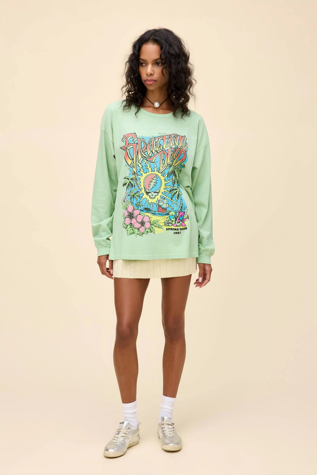 DAYDREAMER - GRATEFUL DEAD SPRING TOUR 1987 MERCH LONG SLEEVE - THE MNRCH