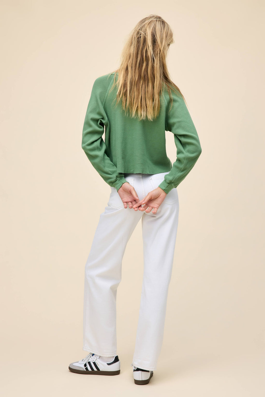 DAYDREAMER - WILLIE NELSON 1980 COWBOY RAGLAN THERMAL LONG SLEEVE - THE MNRCH