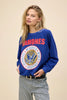 DAYDREAMER - RAMONES GOLD SEAL REVERSE RAGLAN SWEATSHIRT - THE MNRCH