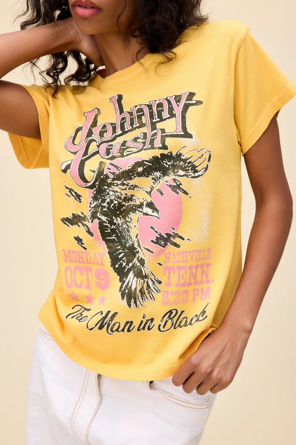 DAYDREAMER - JOHNNY CASH EAGLE POSTER TOUR TEE - THE MNRCH