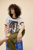 DAYDREAMER - ELTON JOHN 1973 POP ART OVERSIZED RINGER TEE - THE MNRCH