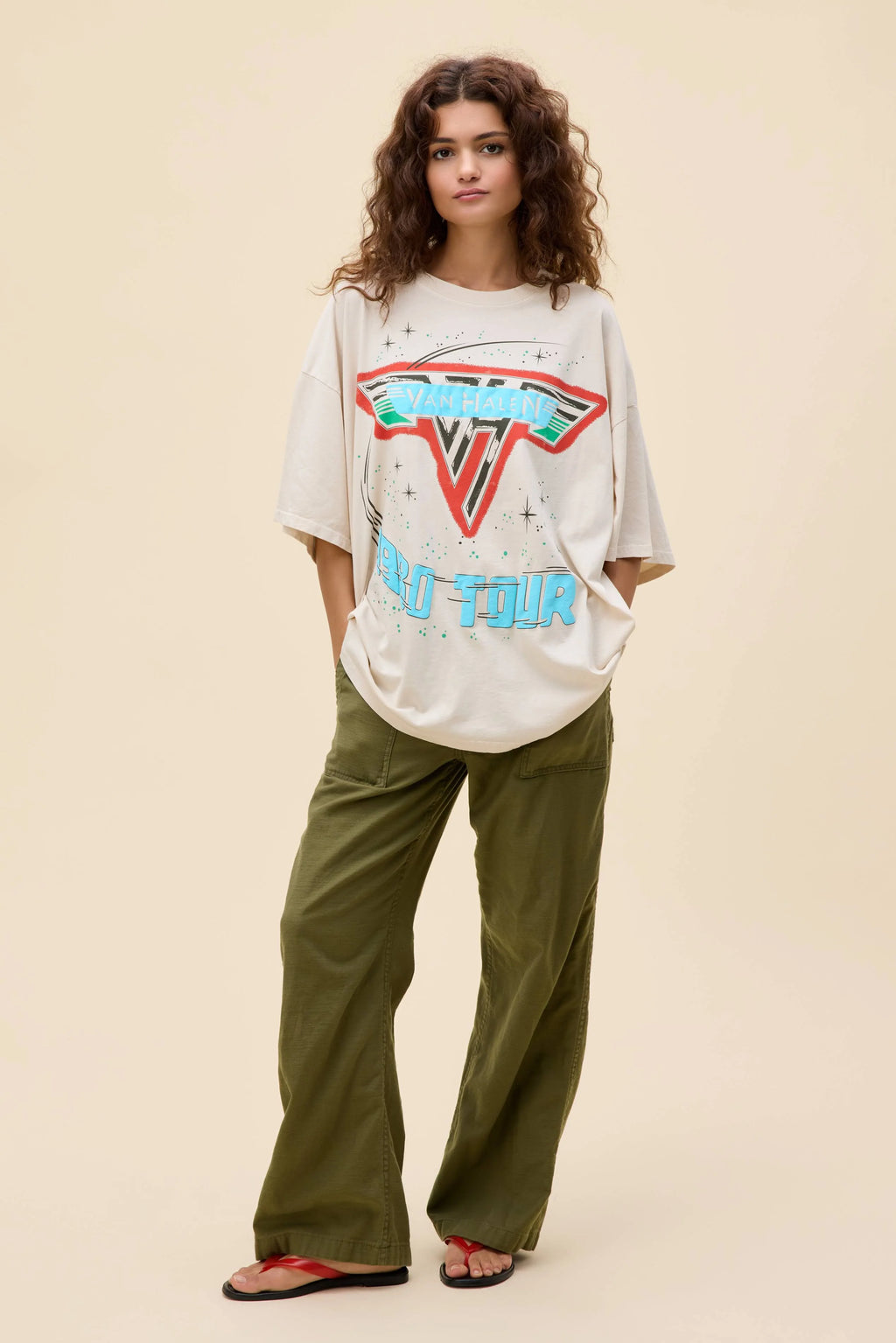 DAYDREAMER - VAN HALEN 1980 TOUR ONE SIZE TEE - THE MNRCH