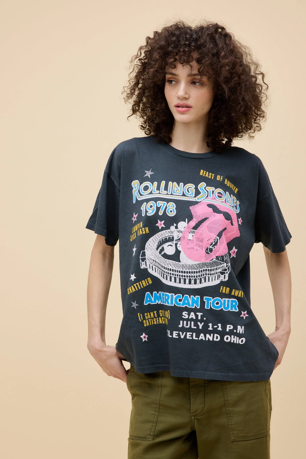 DAYDREAMER - ROLLING STONES 1978 AMERICAN TOUR MERCH TEE - THE MNRCH