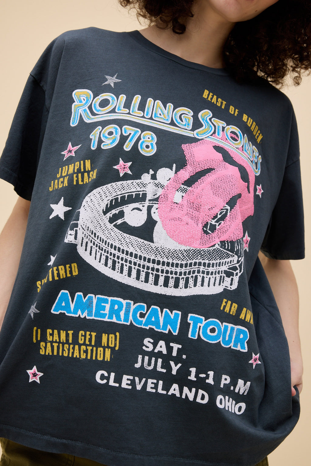 DAYDREAMER - ROLLING STONES 1978 AMERICAN TOUR MERCH TEE - THE MNRCH