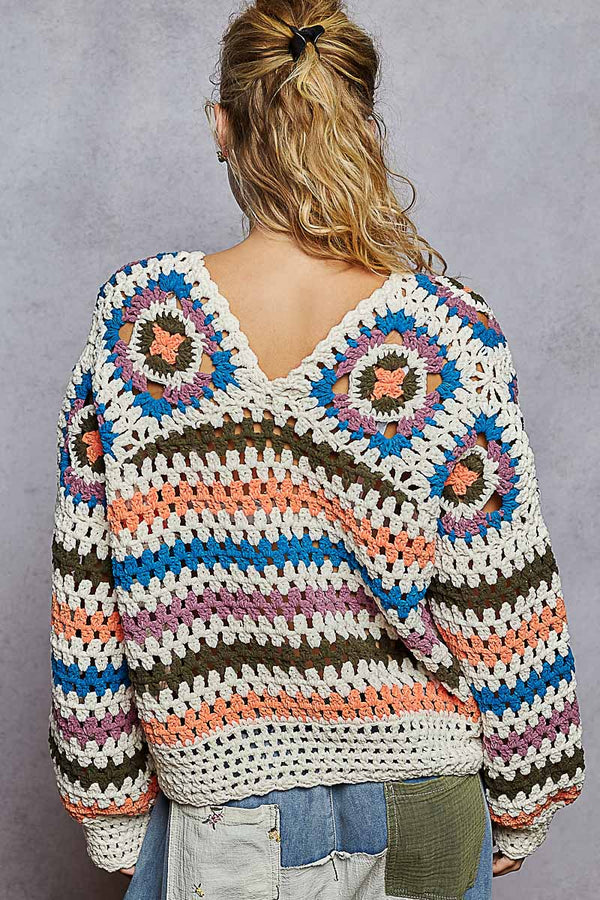 MARLOWE CROCHET SWEATER - THE MNRCH