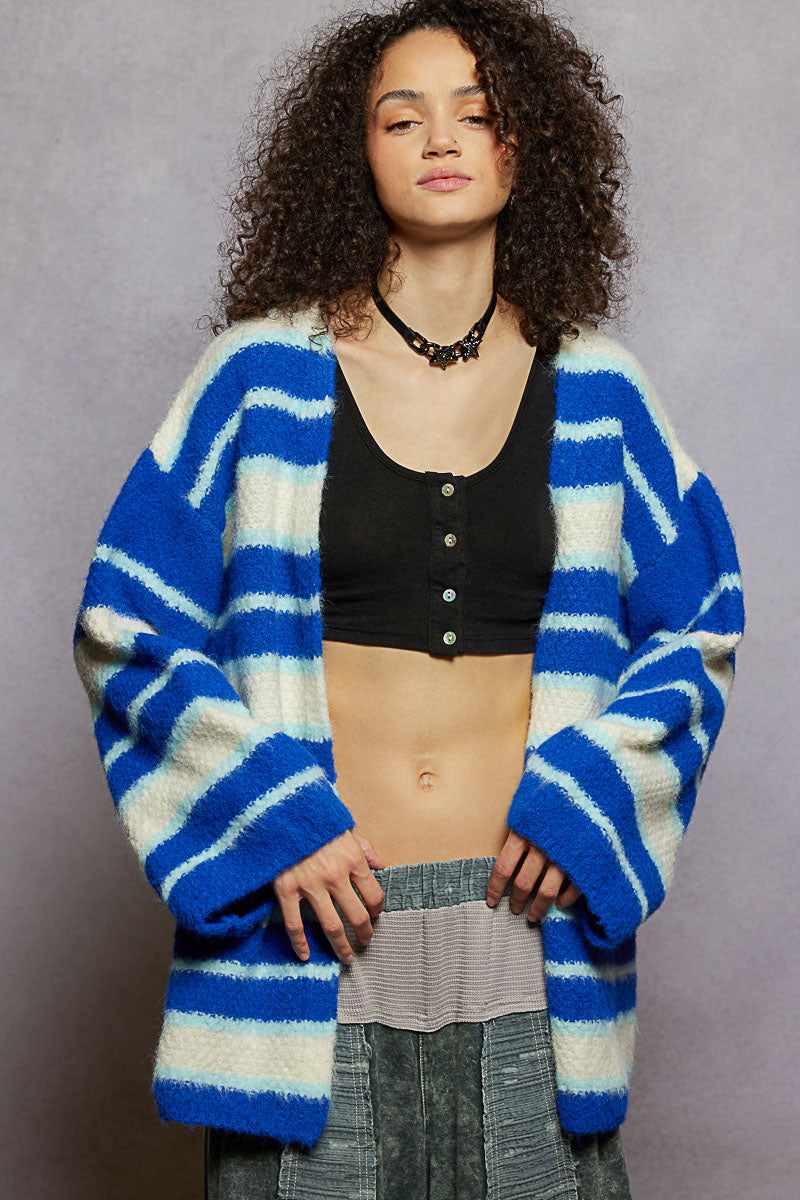 RYDER STRIPED CARDIGAN - THE MNRCH